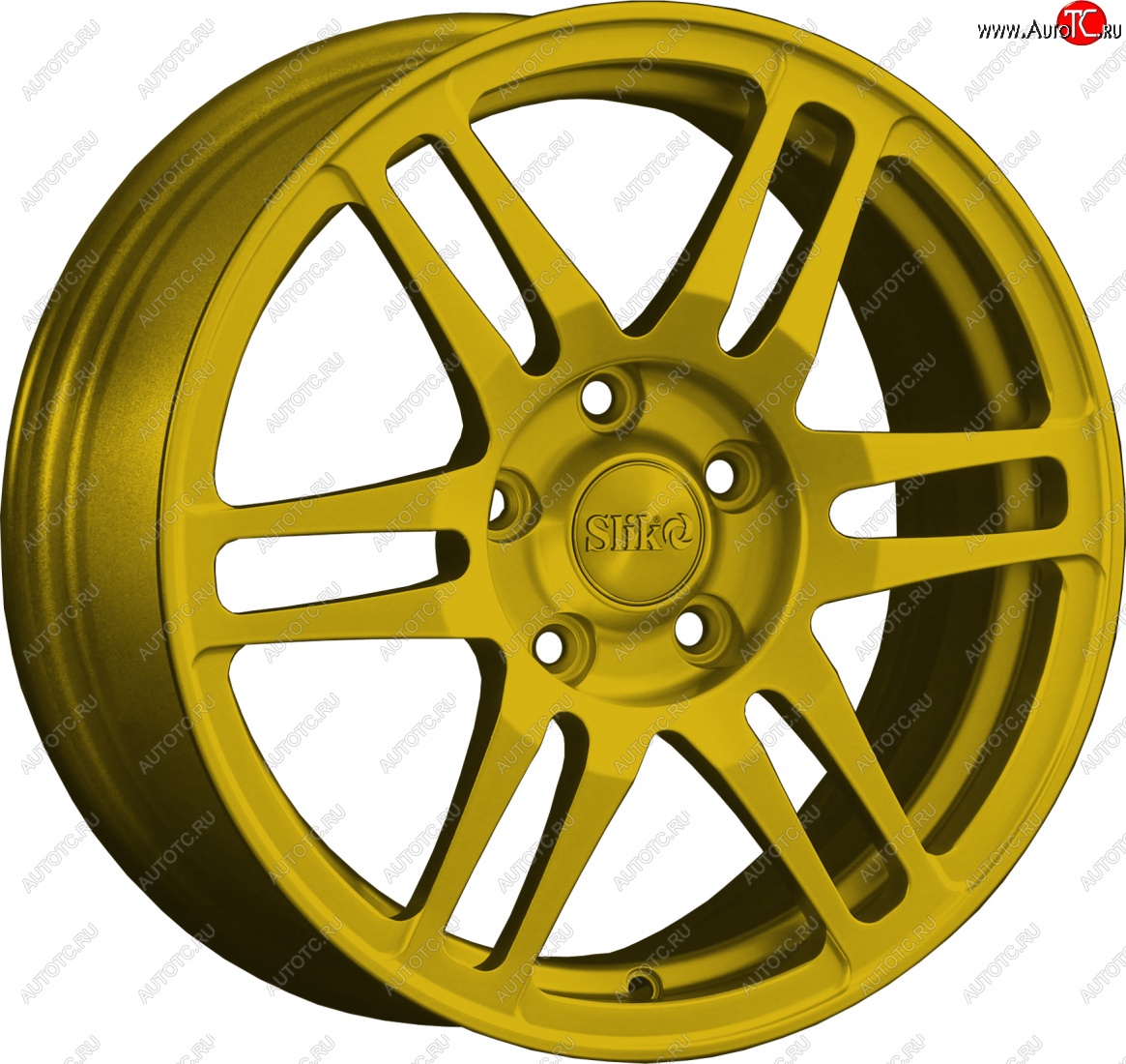 12 949 р. Кованый диск Slik classik R16x6.5 Ярко желтый RAL 1021 (YELLOW) 6.5x16   (Цвет: YELLOW)  с доставкой в г. Керчь