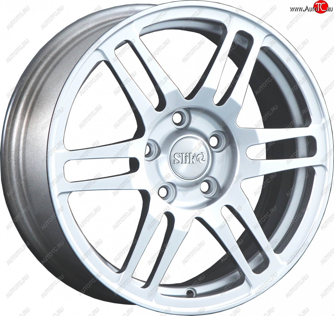12 949 р. Кованый диск Slik classik R16x6.5 Яркое-блестящее серебро (HPB) 6.5x16   (Цвет: HPB)  с доставкой в г. Керчь