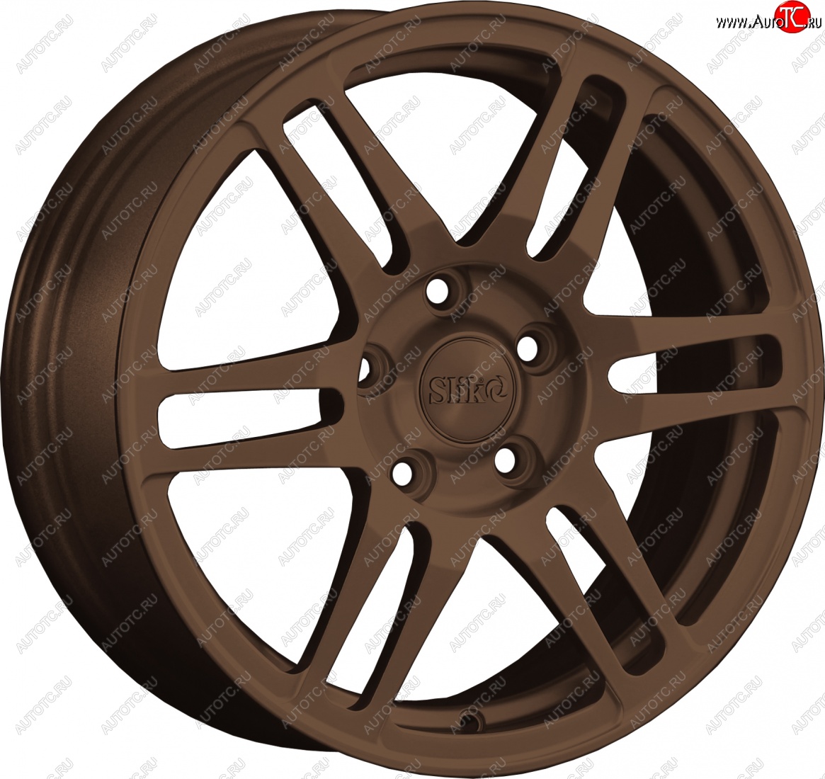 12 949 р. Кованый диск Slik classik R16x6.5 Бронза (BRZ) 6.5x16   (Цвет: BRZ)  с доставкой в г. Керчь