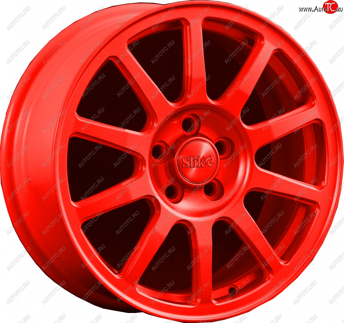 18 999 р. Кованый диск Slik classik R16x6.5 Красный (RED) 6.5x16   (Цвет: RED)  с доставкой в г. Керчь