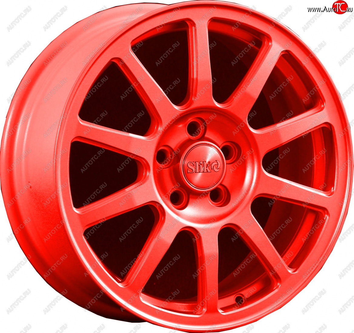 18 999 р. Кованый диск Slik classik R16x6.5 Candy алый 6.5x16   (Цвет: Candy алый 6.5x16)  с доставкой в г. Керчь