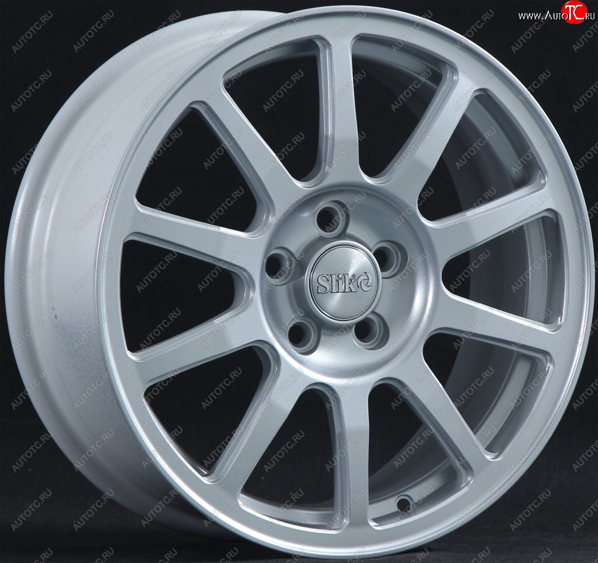 18 999 р. Кованый диск Slik classik R16x6.5 Серебристый светлый (S16) 6.5x16   (Цвет: S16)  с доставкой в г. Керчь