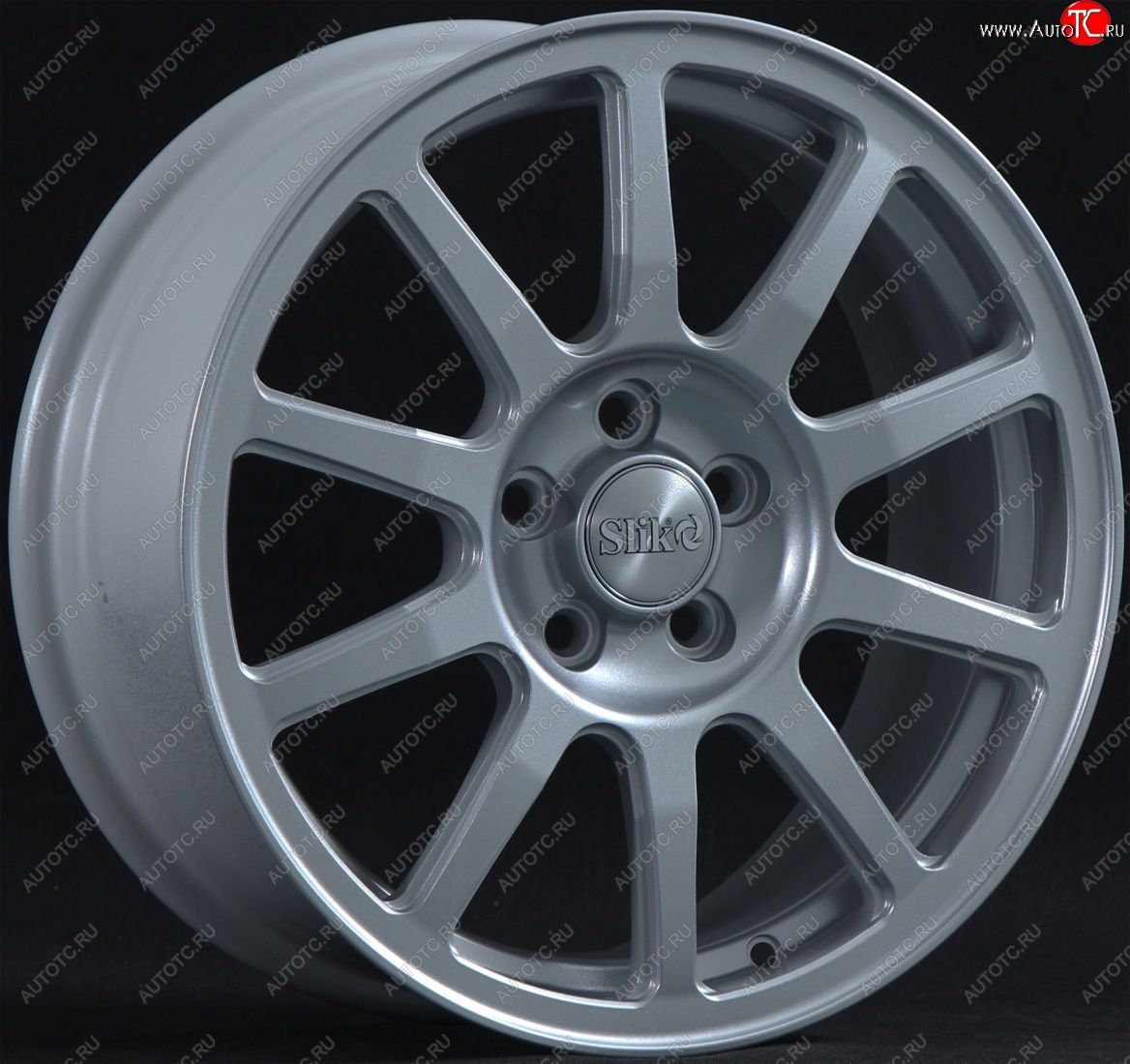 18 999 р. Кованый диск Slik classik R16x6.5 Серебристый тёмный (S25) 6.5x16   (Цвет: S25)  с доставкой в г. Керчь