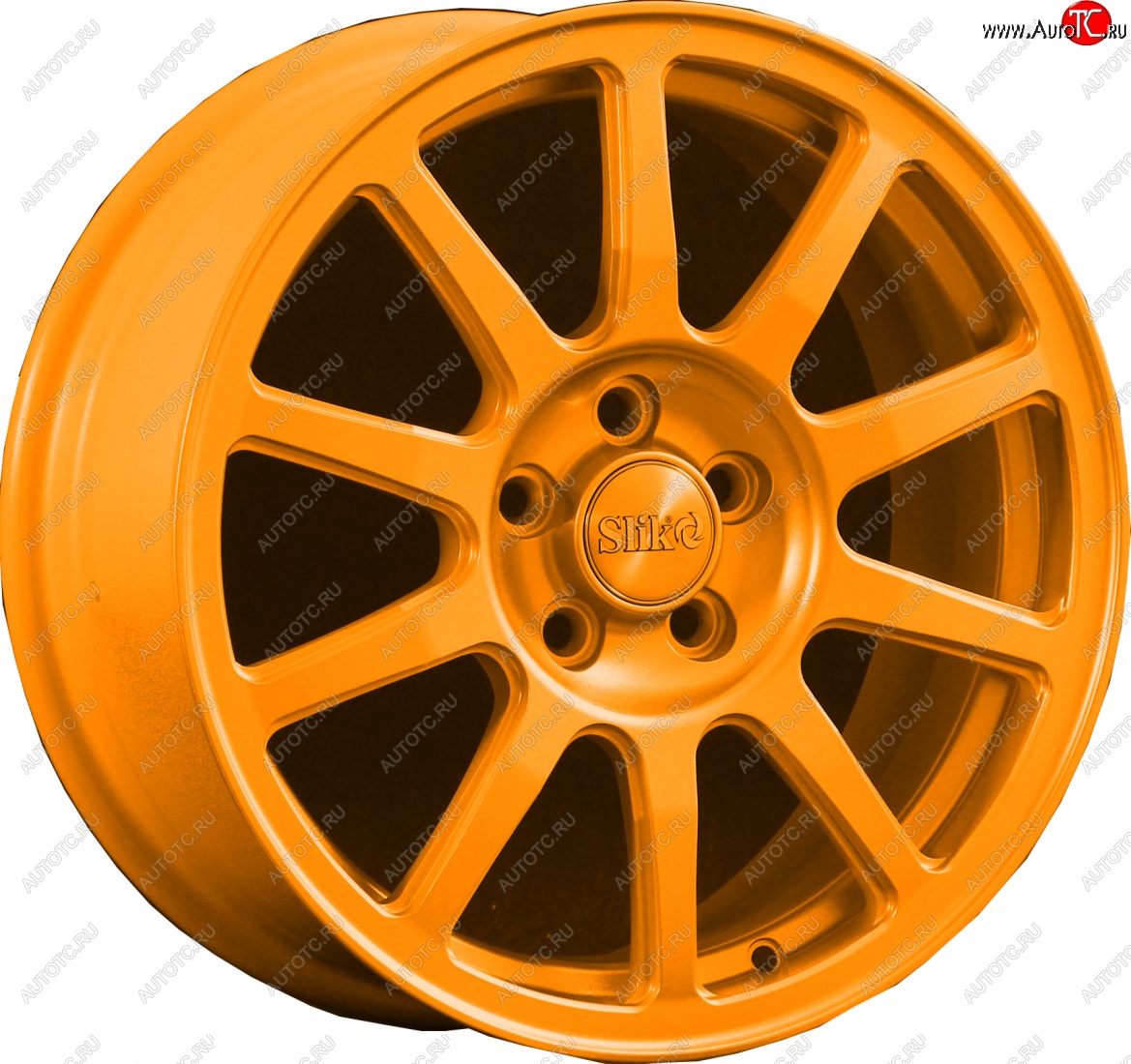 18 999 р. Кованый диск Slik classik R16x6.5 Ярко-оранжевый (ORANGE) 6.5x16   (Цвет: ORANGE)  с доставкой в г. Керчь