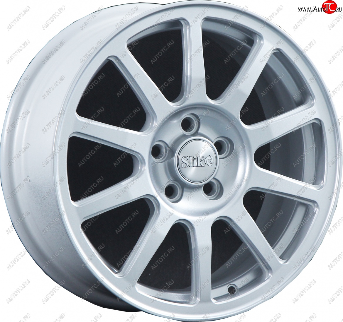 18 999 р. Кованый диск Slik classik R16x6.5 Яркое-блестящее серебро (HPB) 6.5x16   (Цвет: HPB)  с доставкой в г. Керчь