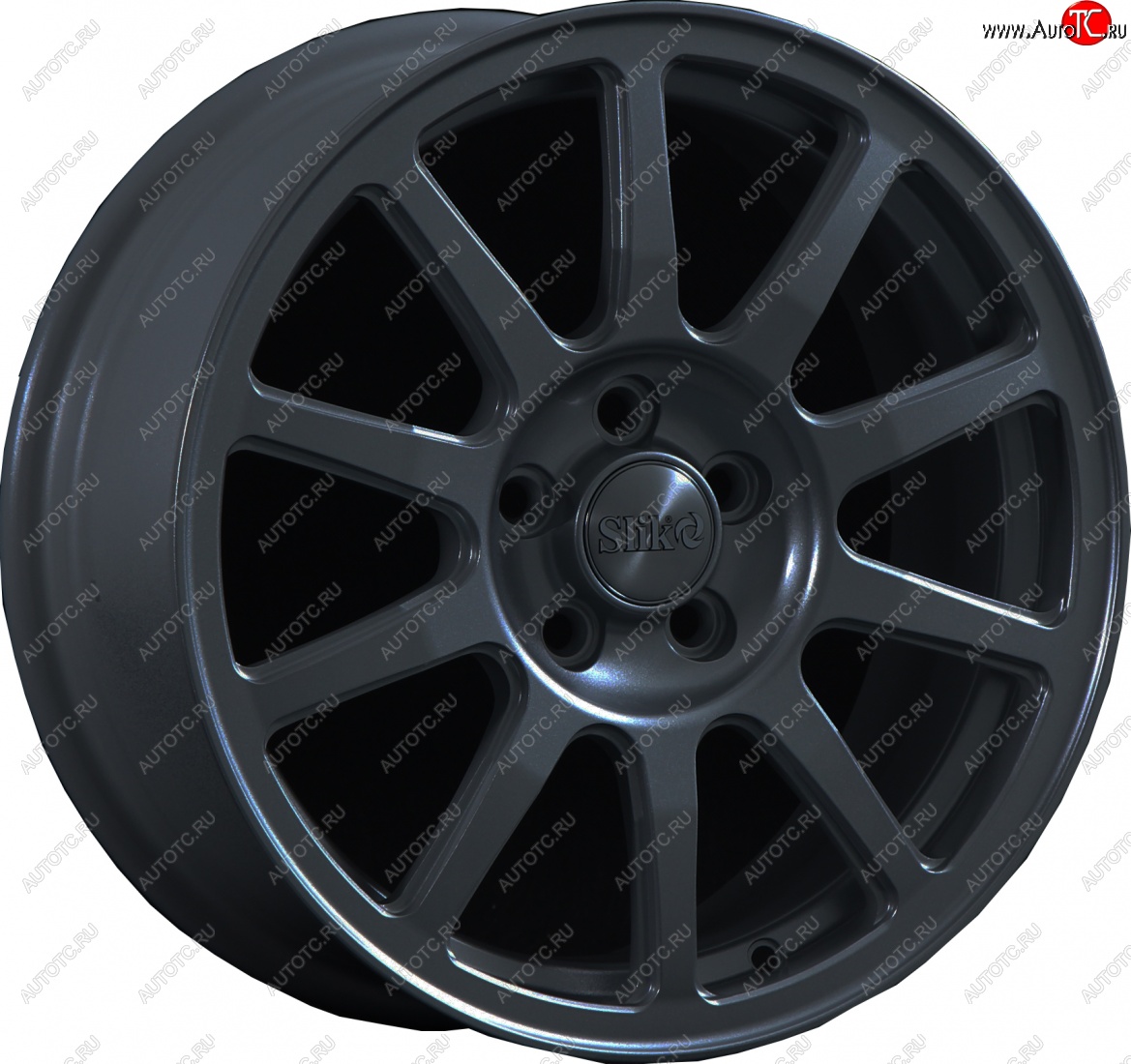 18 999 р. Кованый диск Slik classik R16x6.5 Графит глянцевый (GM) 6.5x16   (Цвет: GM)  с доставкой в г. Керчь