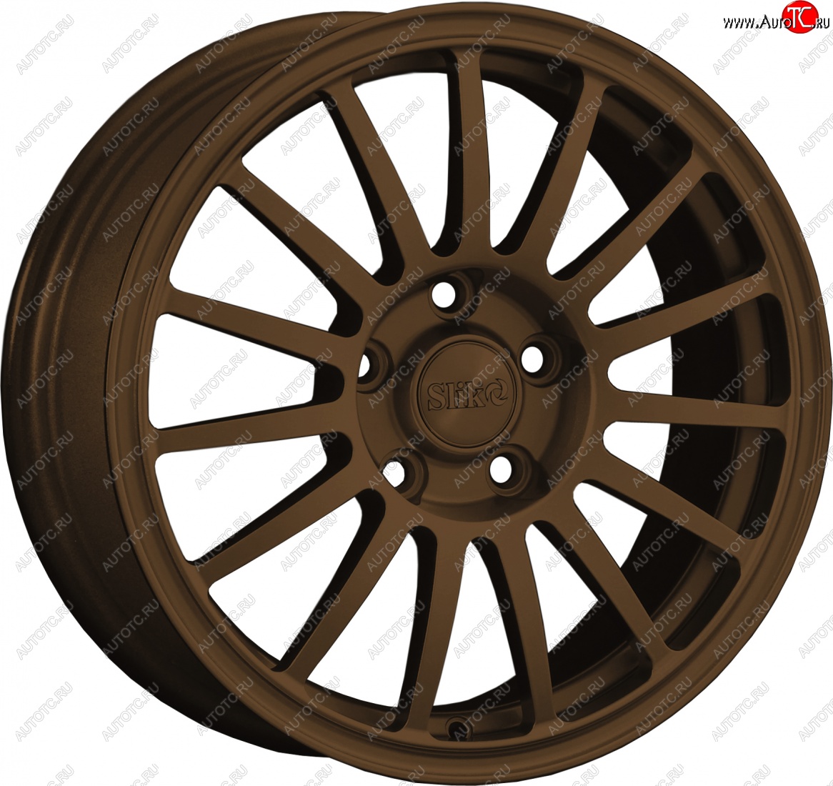 15 249 р. Кованый диск Slik classik R16x6.5 Коньячная бронза. Глянец (BRZCGN) 6.5x16   (Цвет: BRZCGN)  с доставкой в г. Керчь