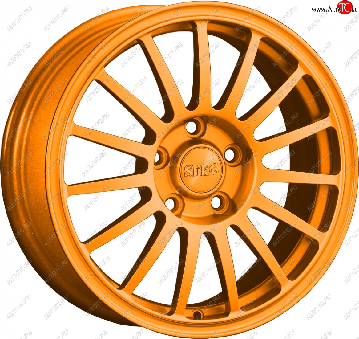 15 249 р. Кованый диск Slik classik R16x6.5 Ярко-оранжевый (ORANGE) 6.5x16   (Цвет: ORANGE)  с доставкой в г. Керчь