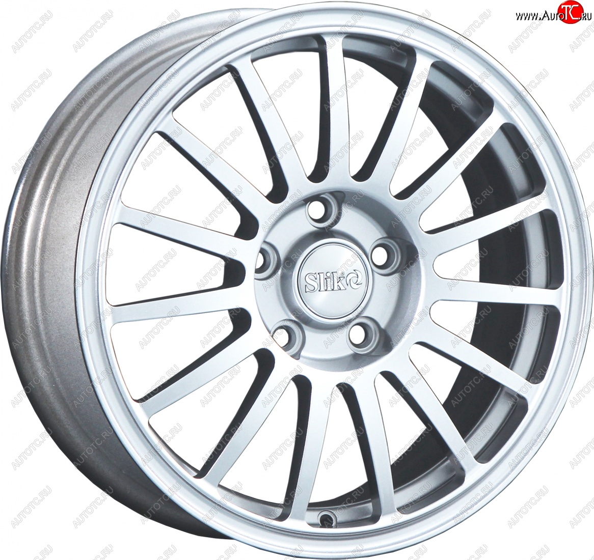 15 249 р. Кованый диск Slik classik R16x6.5 Яркое-блестящее серебро (HPB) 6.5x16   (Цвет: HPB)  с доставкой в г. Керчь
