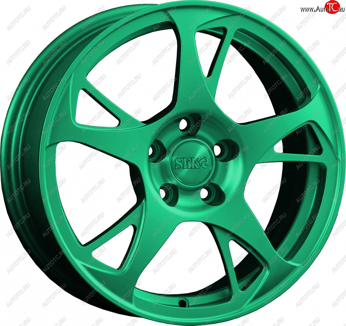 10 999 р. Кованый диск Slik classik R16x6.5 Candy Green изумрудно-зеленый 6.5x16   (Цвет: Candy Green изумрудно-зеленый 6.5x16)  с доставкой в г. Керчь