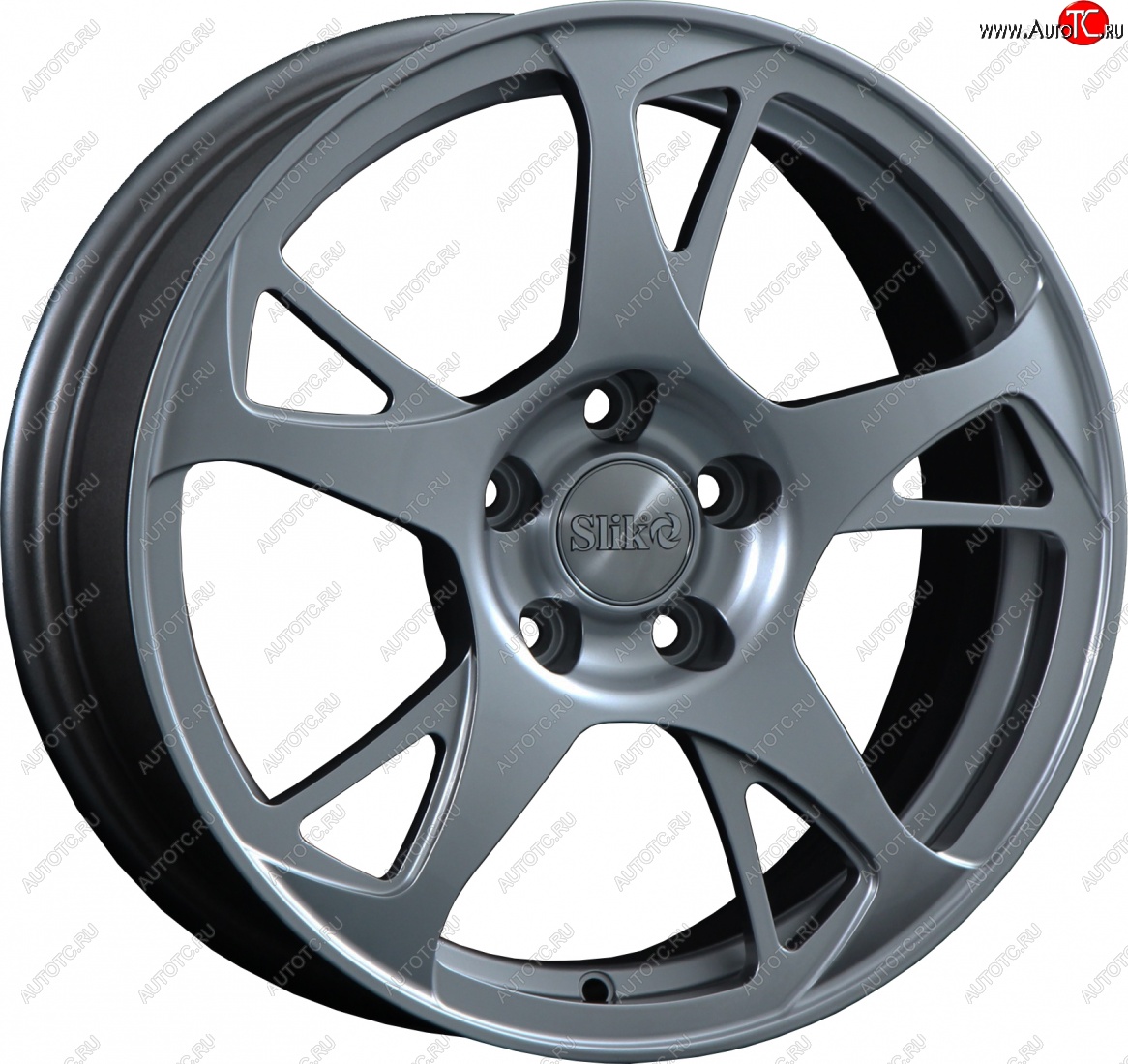 10 699 р. Кованый диск Slik classik R16x6.5 Серебристый тёмный (S25) 6.5x16   (Цвет: S25)  с доставкой в г. Керчь