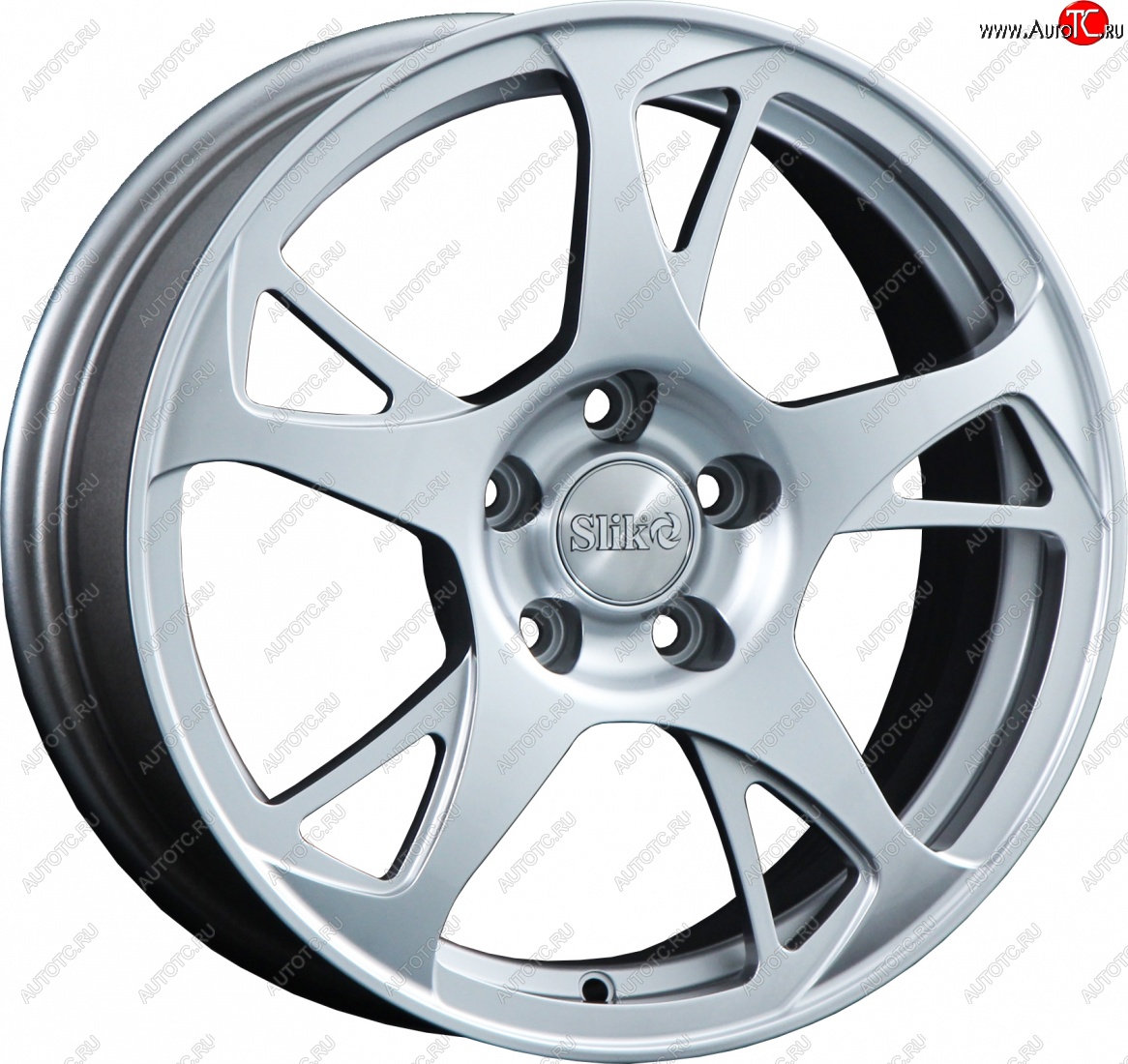 10 699 р. Кованый диск Slik classik R16x6.5 Яркое-блестящее серебро (HPB) 6.5x16   (Цвет: HPB)  с доставкой в г. Керчь