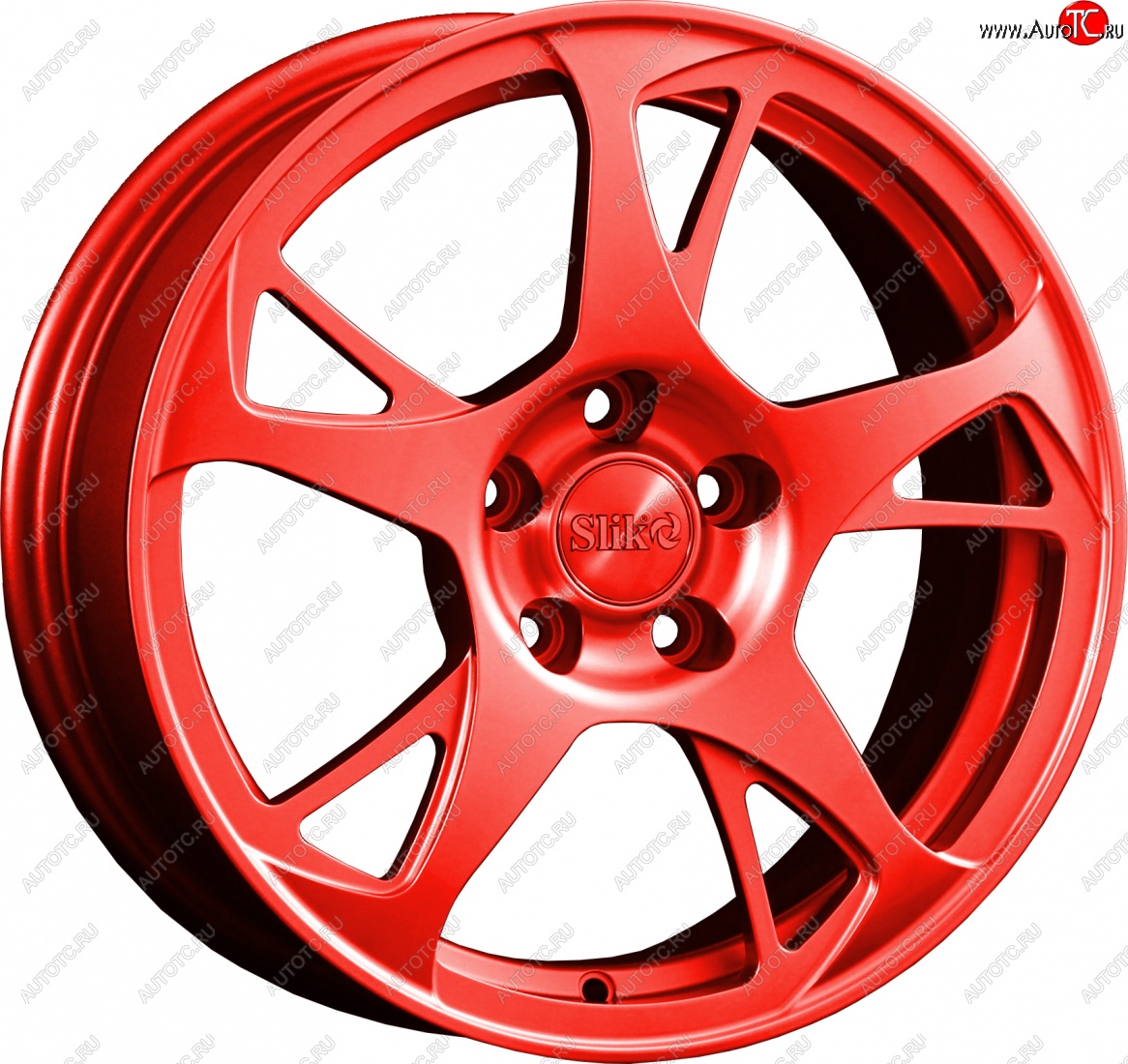 10 999 р. Кованый диск Slik classik R16x6.5 RAL 3026 ярко-алый (3026) 6.5x16   (Цвет: 3026)  с доставкой в г. Керчь