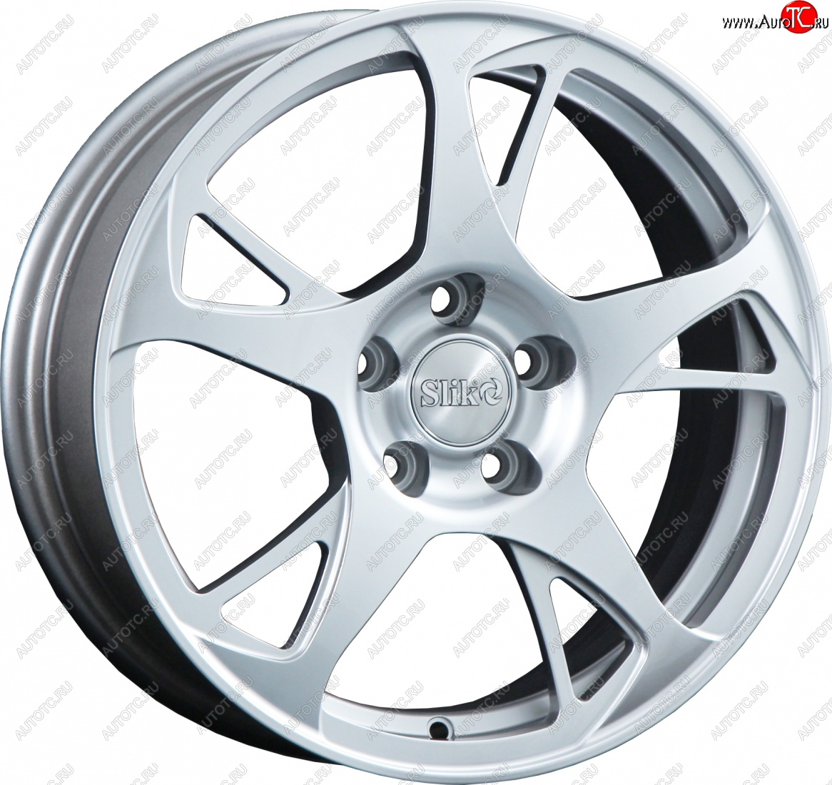 10 999 р. Кованый диск Slik classik R16x6.5 Белый (W) 6.5x16   (Цвет: W)  с доставкой в г. Керчь