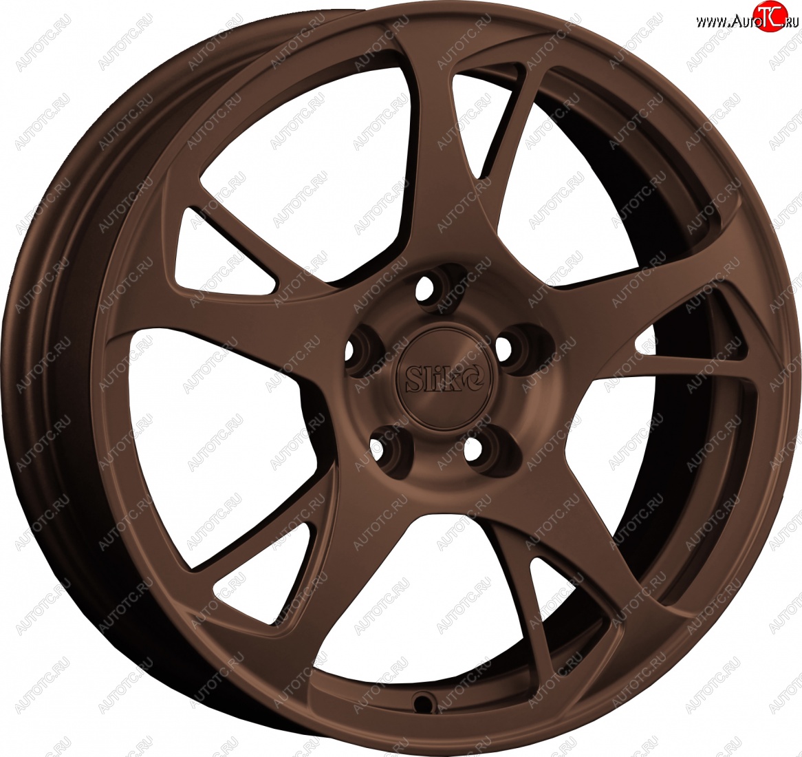 10 999 р. Кованый диск Slik classik R16x6.5 Бронза (BRZ) 6.5x16   (Цвет: BRZ)  с доставкой в г. Керчь