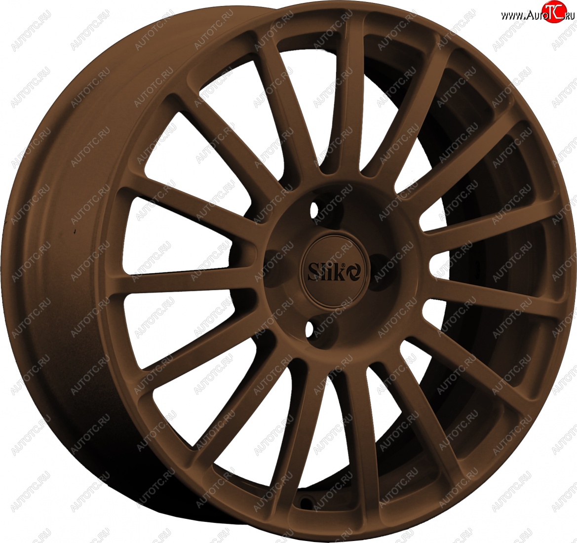 18 999 р. Кованый диск Slik classik R16x6.5 Коньячная бронза. Глянец (BRZCGN) 6.5x16   (Цвет: BRZCGN)  с доставкой в г. Керчь