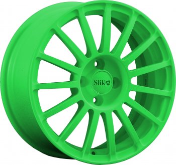 Кованый диск Slik classik R16x6.5 RAL 6038 ярко-зеленый (6038) 6.5x16  (Цвет: 6038)