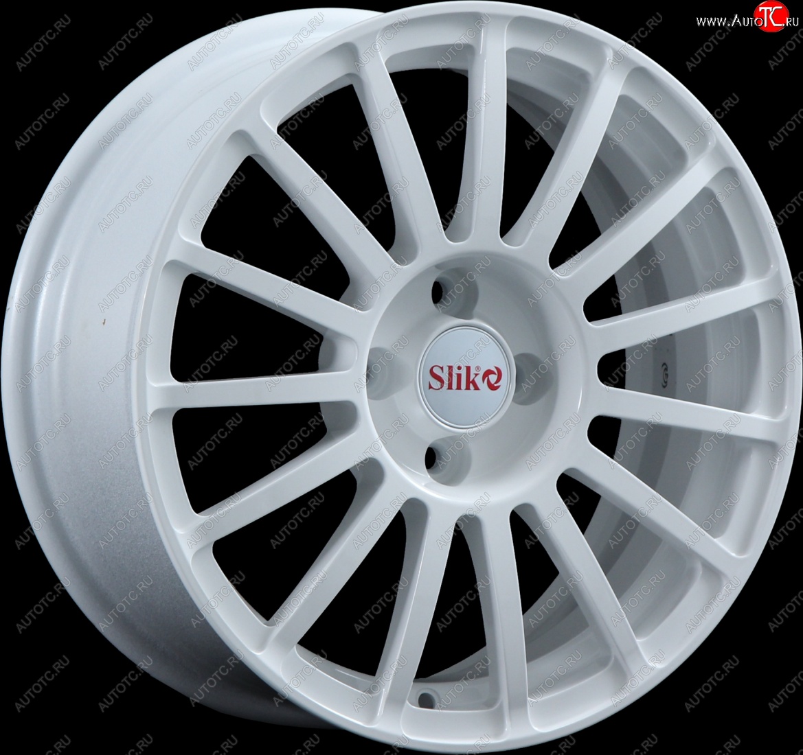 18 999 р. Кованый диск Slik classik R16x6.5 Белый (W) 6.5x16   (Цвет: W)  с доставкой в г. Керчь
