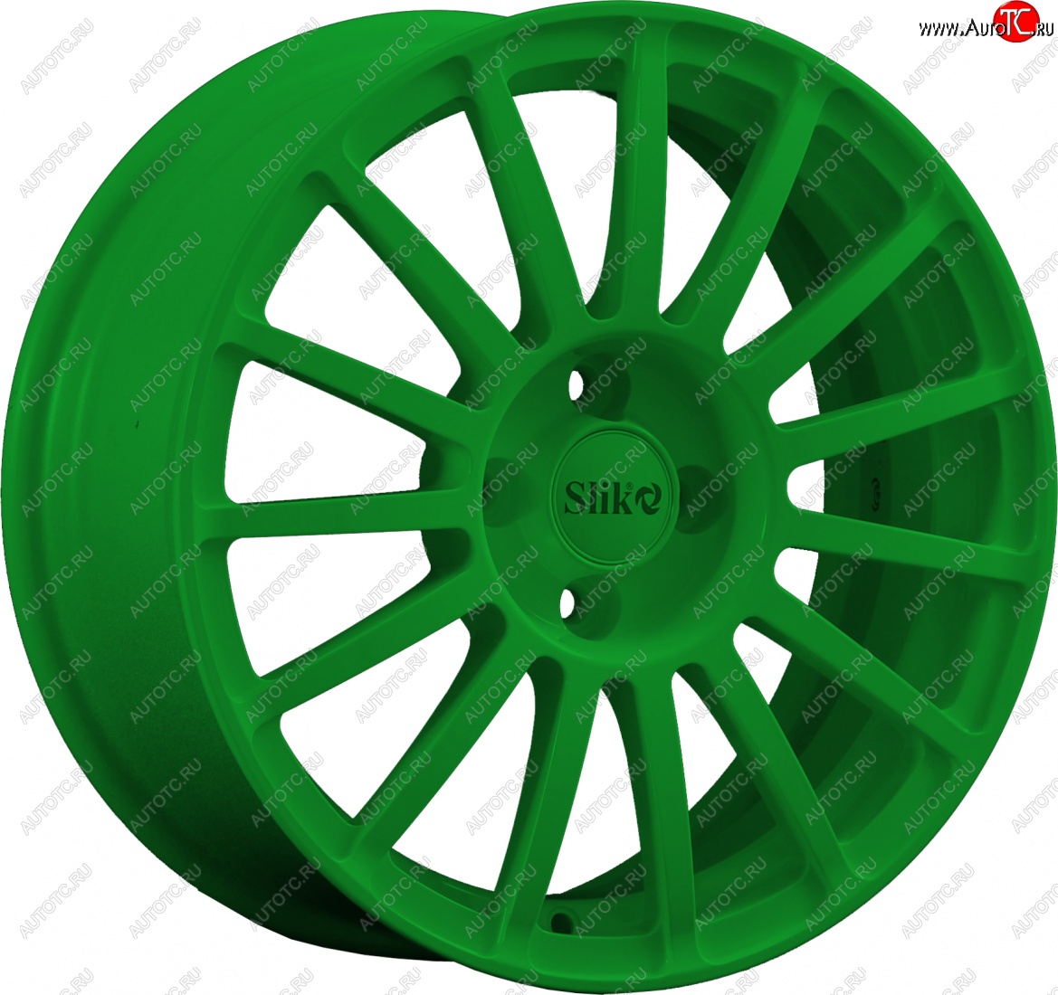 18 999 р. Кованый диск Slik classik R16x6.5 Зеленый (GREEN) 6.5x16   (Цвет: GREEN)  с доставкой в г. Керчь
