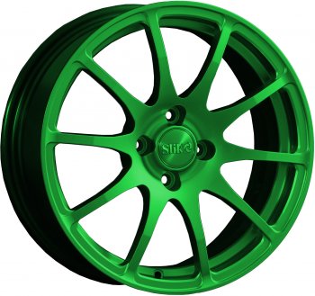 Кованый диск Slik classik R16x6.5 Зеленый (GREEN) 6.5x16 Audi A4 B7 универсал (2004-2009) 5x112.0xDIA57.1xET42.0