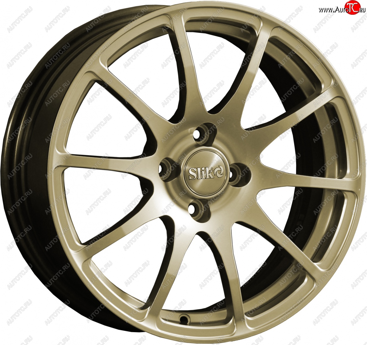 18 999 р. Кованый диск Slik classik R16x6.5 Золотой (G) 6.5x16   (Цвет: G)  с доставкой в г. Керчь