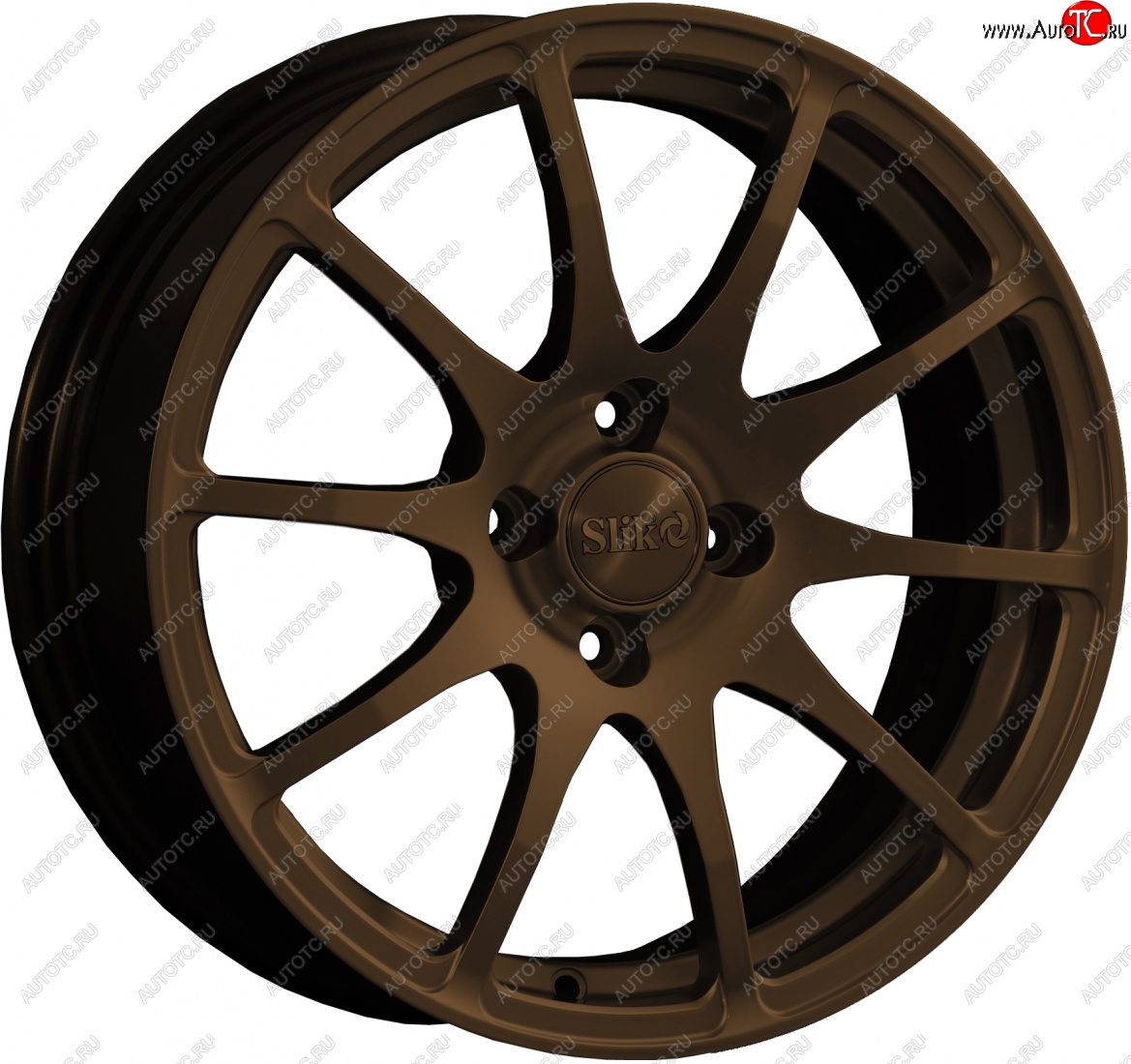 18 999 р. Кованый диск Slik classik R16x6.5 Коньячная бронза. Матовый (MBRZCGN) 6.5x16   (Цвет: MBRZCGN)  с доставкой в г. Керчь