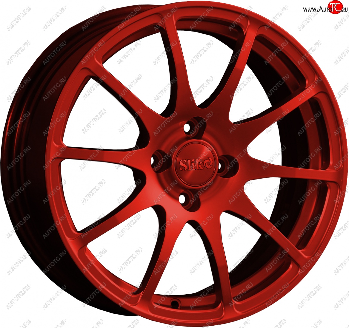 18 999 р. Кованый диск Slik classik R16x6.5 Красный (RED) 6.5x16   (Цвет: RED)  с доставкой в г. Керчь