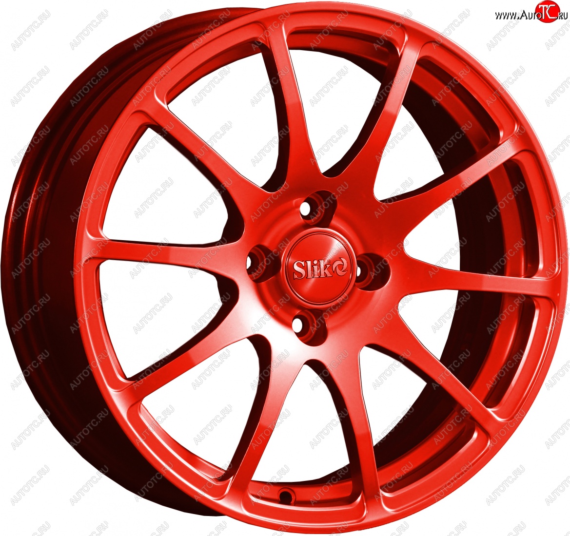 18 999 р. Кованый диск Slik classik R16x6.5 Candy алый 6.5x16   (Цвет: Candy алый 6.5x16)  с доставкой в г. Керчь