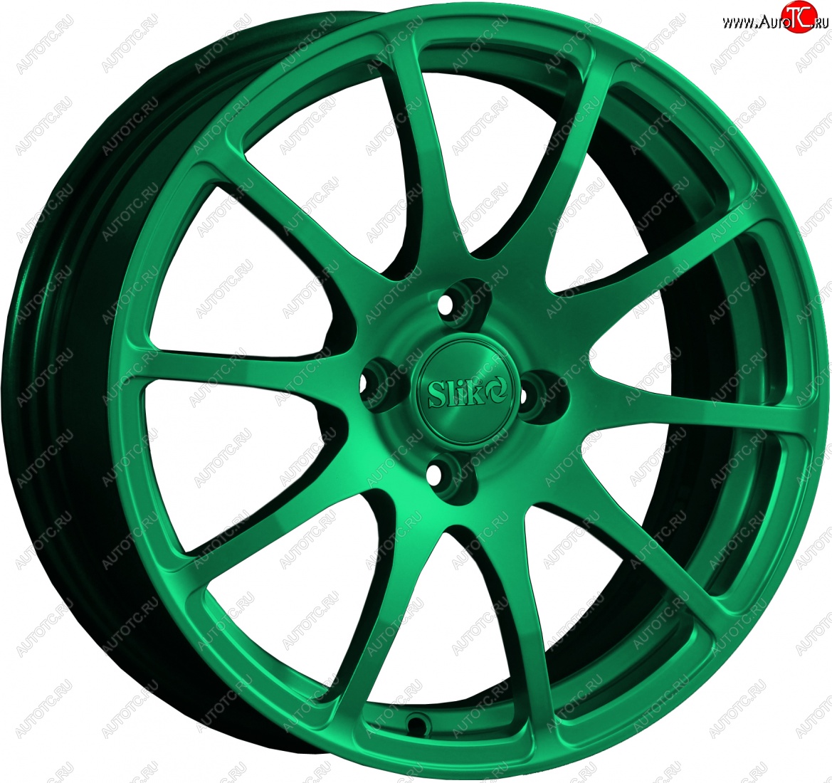 18 999 р. Кованый диск Slik classik R16x6.5 Candy Green изумрудно-зеленый 6.5x16   (Цвет: Candy Green изумрудно-зеленый 6.5x16)  с доставкой в г. Керчь