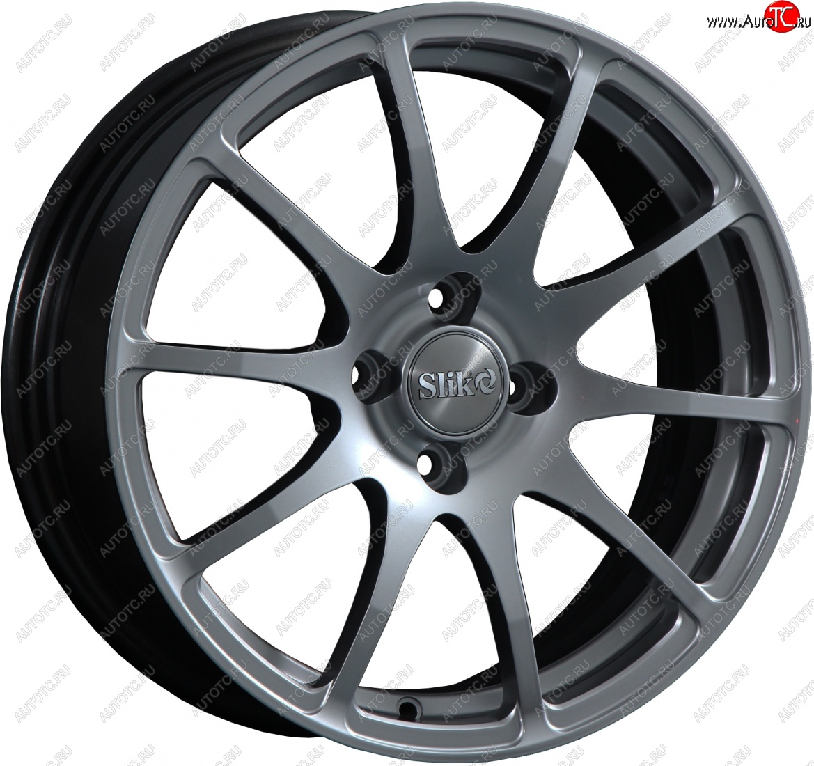 18 999 р. Кованый диск Slik classik R16x6.5 Серебристый тёмный (S25) 6.5x16   (Цвет: S25)  с доставкой в г. Керчь