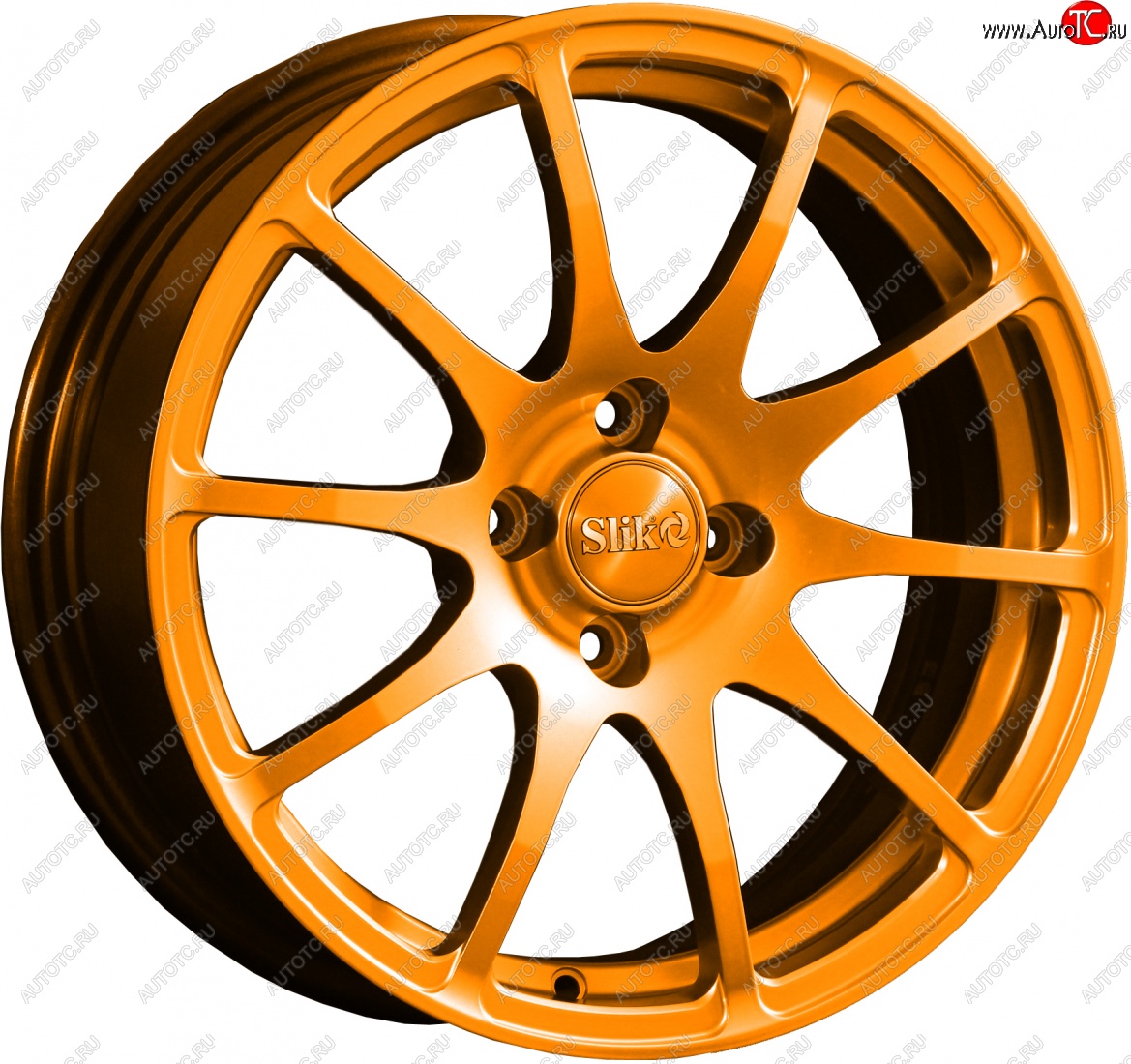 18 999 р. Кованый диск Slik classik R16x6.5 Ярко-оранжевый (ORANGE) 6.5x16   (Цвет: ORANGE)  с доставкой в г. Керчь