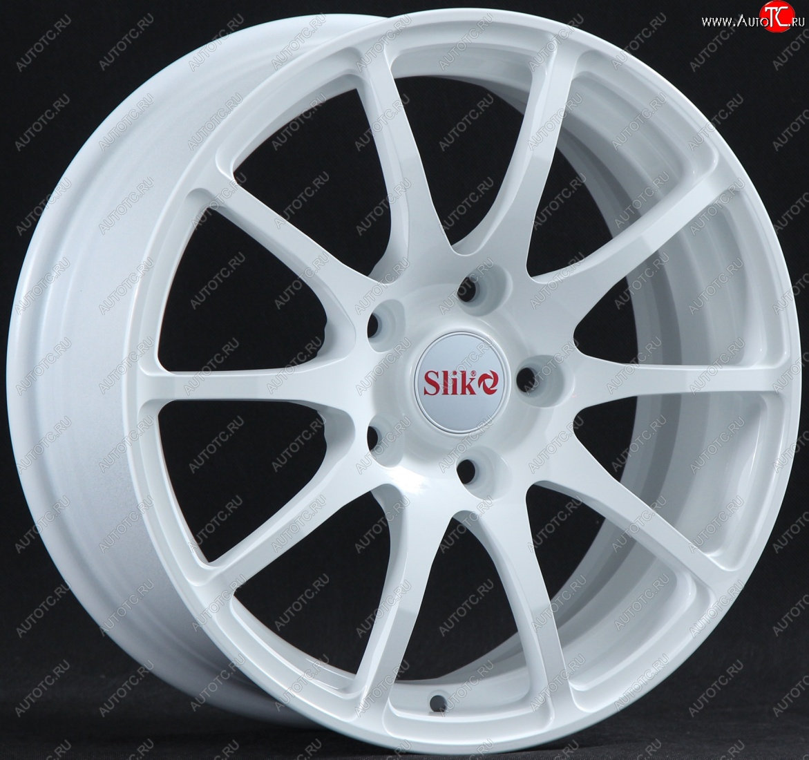 18 999 р. Кованый диск Slik classik R16x6.5 Белый (W) 6.5x16   (Цвет: W)  с доставкой в г. Керчь