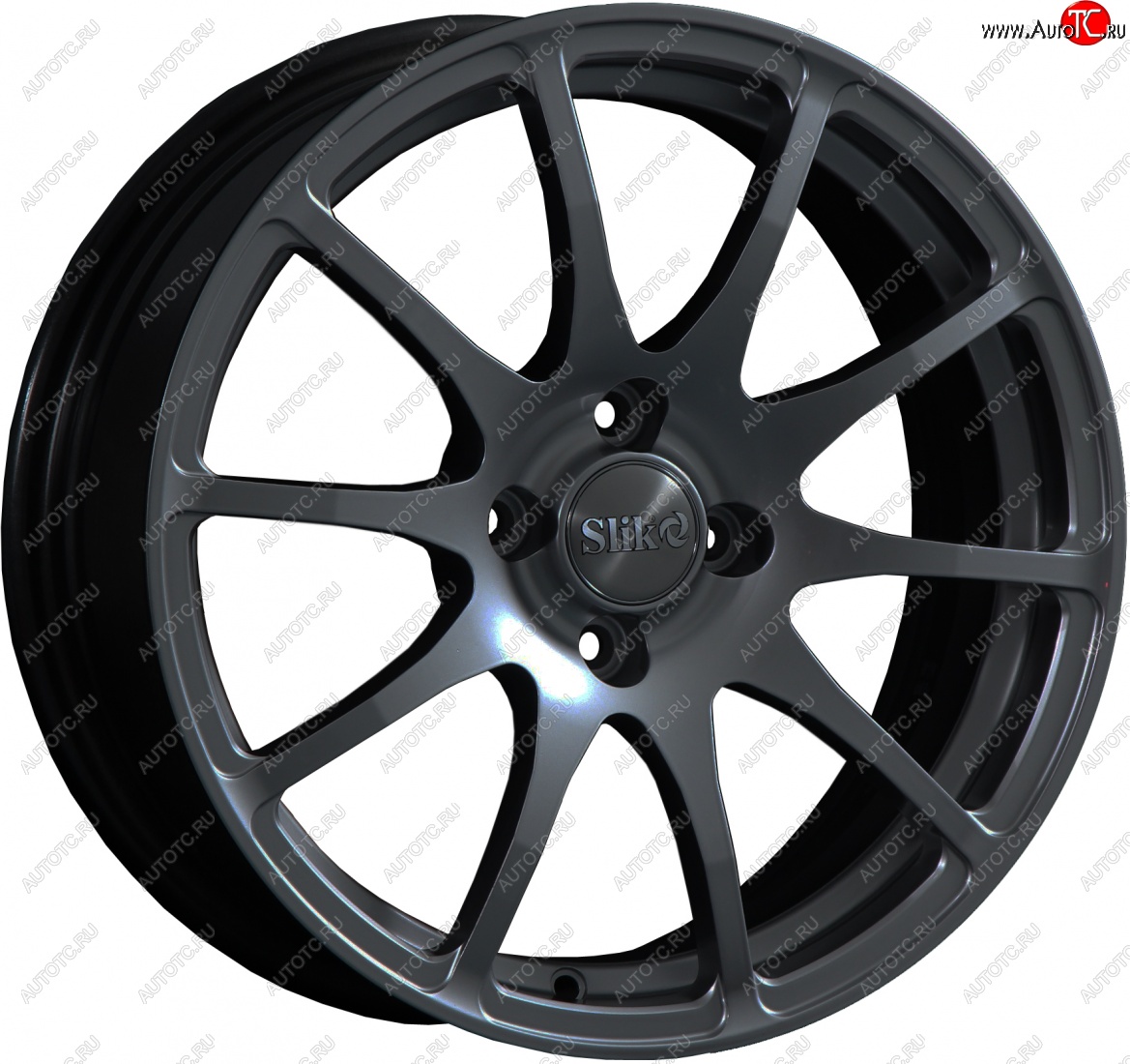 18 999 р. Кованый диск Slik classik R16x6.5 Графит глянцевый (GM) 6.5x16   (Цвет: GM)  с доставкой в г. Керчь