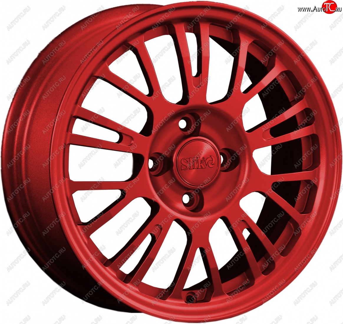 14 799 р. Кованый диск Slik Classik 6x15 (Красный)   (Цвет: Красный)  с доставкой в г. Керчь