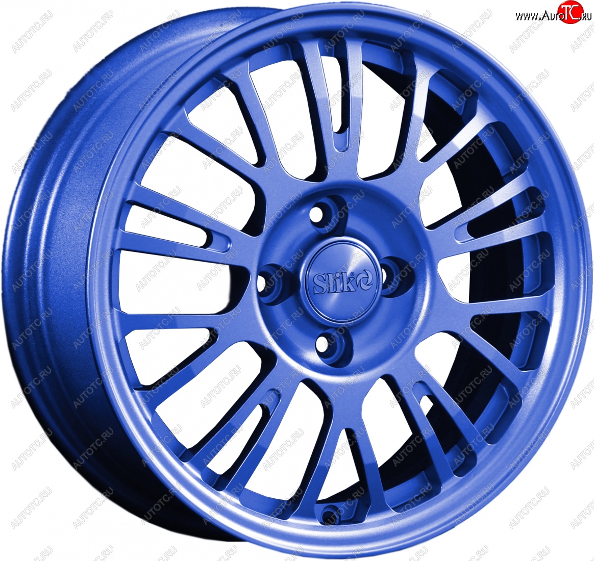 14 799 р. Кованый диск Slik Classik 6x15 (Синий)   (Цвет: Синий)  с доставкой в г. Керчь