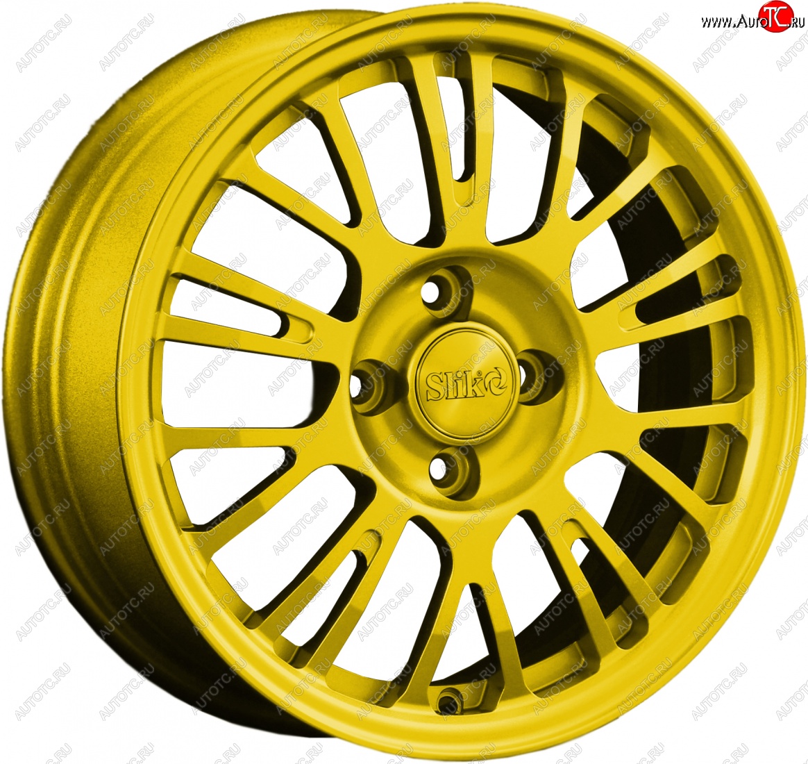 14 799 р. Кованый диск Slik Classik 6x15 (Ярко-желтый RAL 1021)   (Цвет: Ярко-желтый RAL 1021)  с доставкой в г. Керчь