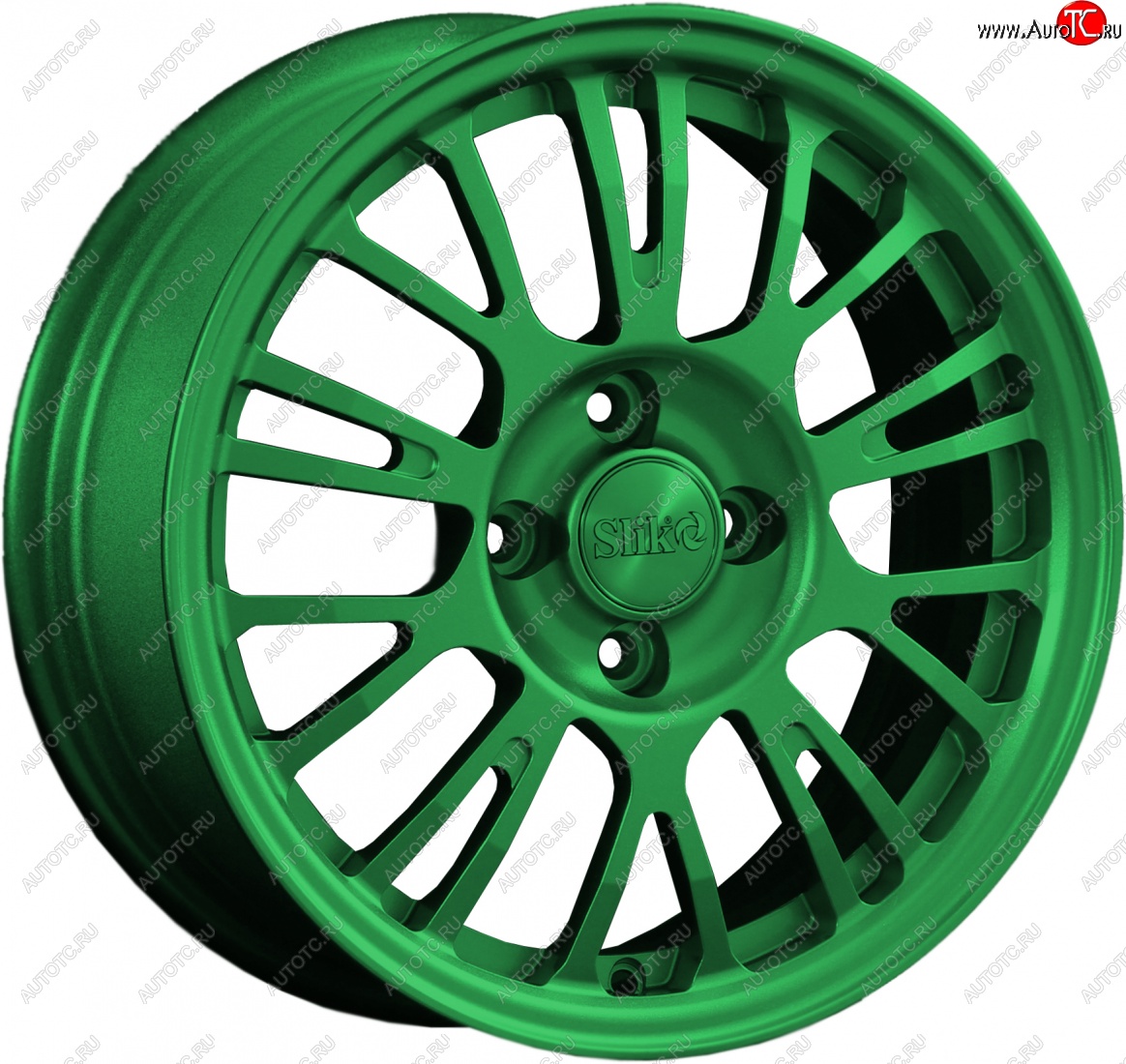 14 799 р. Кованый диск Slik Classik 6x15 (Зеленый)   (Цвет: Зеленый)  с доставкой в г. Керчь
