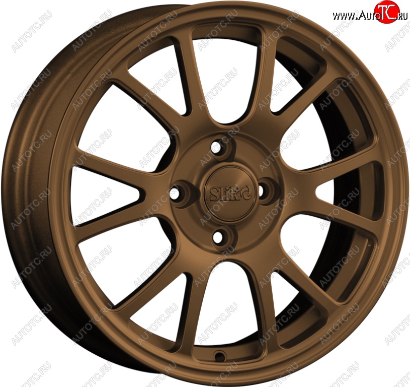 14 899 р. Кованый диск Slik Classik 6x15 (Металлик коньячная бронза. Глянец)   (Цвет: Металлик коньячная бронза. Глянец)  с доставкой в г. Керчь