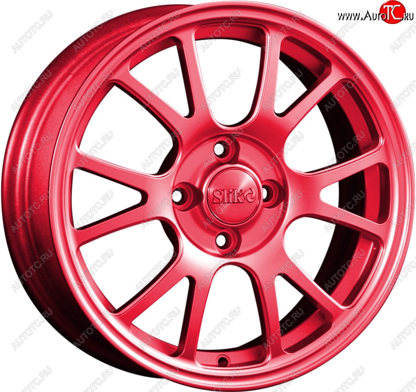 14 899 р. Кованый диск Slik Classik 6x15 (Candy рубиновый)   (Цвет: Candy рубиновый)  с доставкой в г. Керчь
