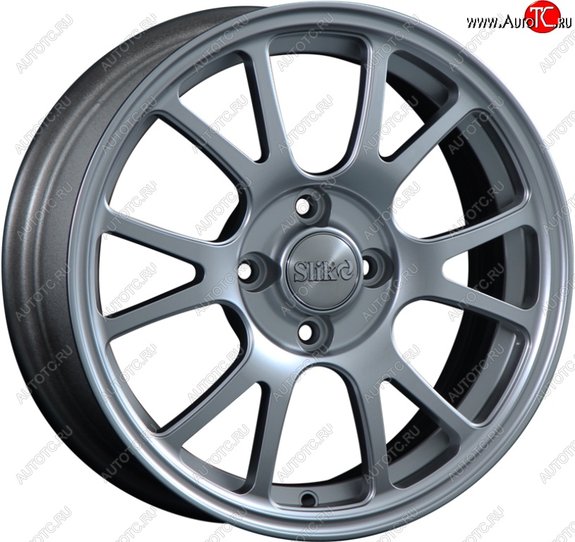 13 299 р. Кованый диск Slik Classik 6x15 (Серебристый тёмный)   (Цвет: Серебристый тёмный)  с доставкой в г. Керчь