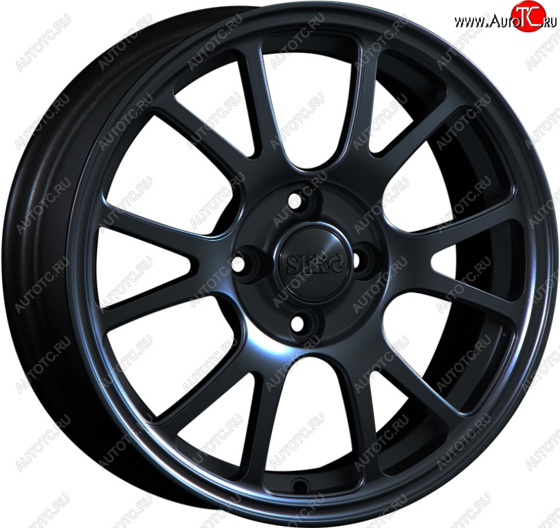 14 899 р. Кованый диск Slik Classik 6x15 (Черный матовый)   (Цвет: Черный матовый)  с доставкой в г. Керчь