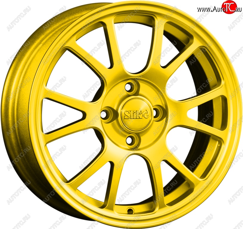 14 899 р. Кованый диск Slik Classik 6x15 (Ярко-желтый RAL 1021)   (Цвет: Ярко-желтый RAL 1021)  с доставкой в г. Керчь