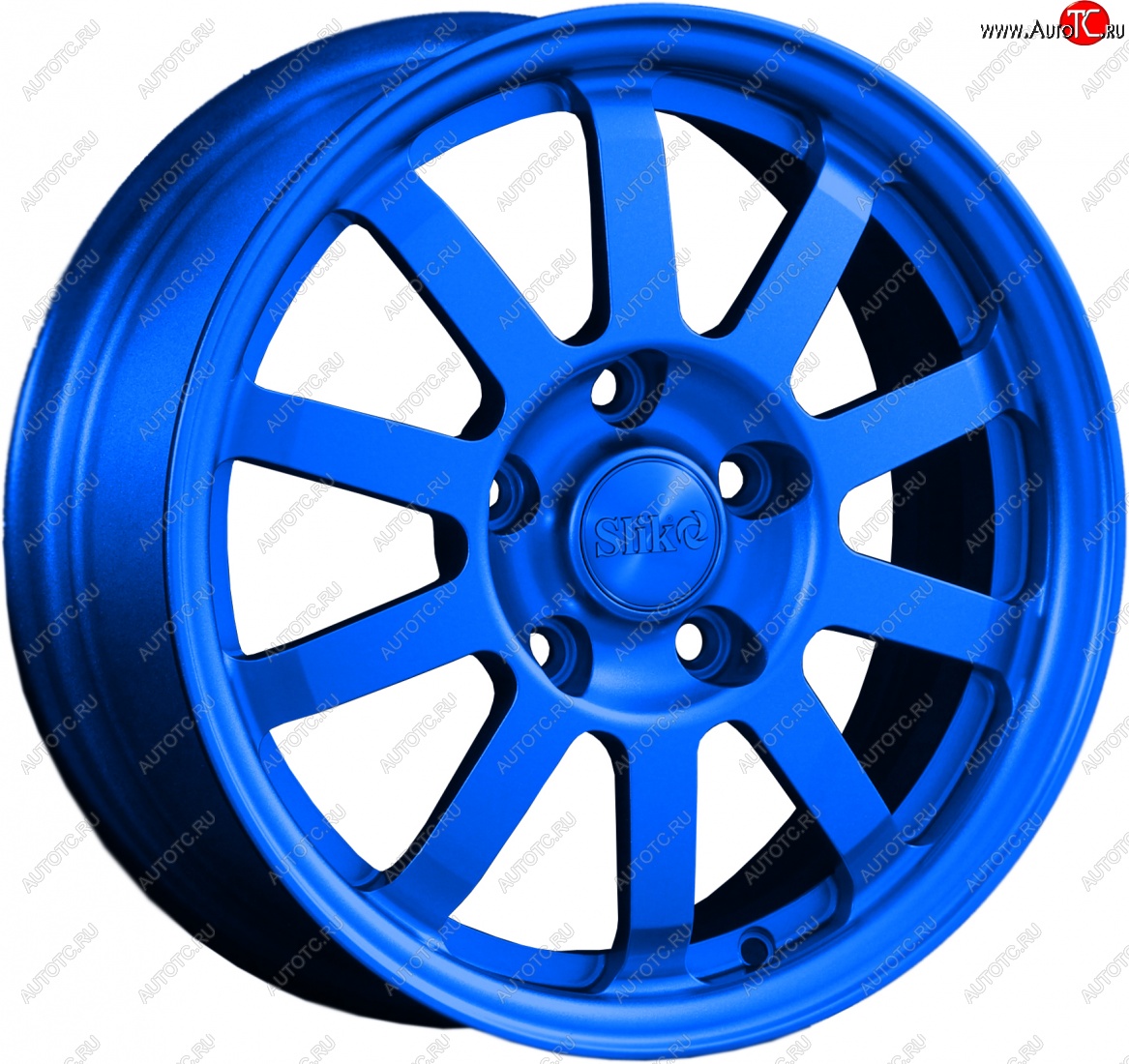 11 399 р. Кованый диск Slik Classik 6x15 (Синий)   (Цвет: Синий)  с доставкой в г. Керчь