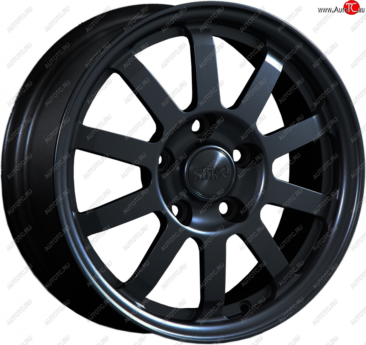 11 399 р. Кованый диск Slik Classik 6x15 (Черный матовый)   (Цвет: Черный матовый)  с доставкой в г. Керчь