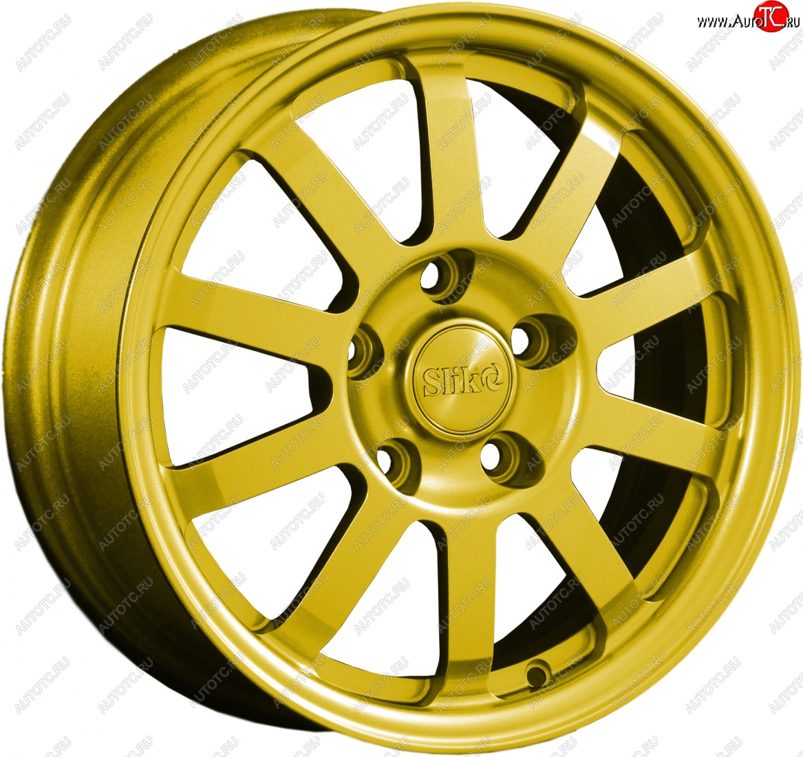11 399 р. Кованый диск Slik Classik 6x15 (Ярко-желтый RAL 1021)   (Цвет: Ярко-желтый RAL 1021)  с доставкой в г. Керчь