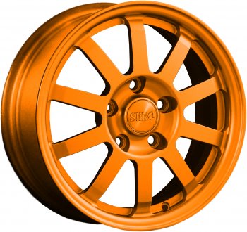 Кованый диск Slik Classik 6x15 (Ярко-оранжевый)  (Цвет: Ярко-оранжевый)