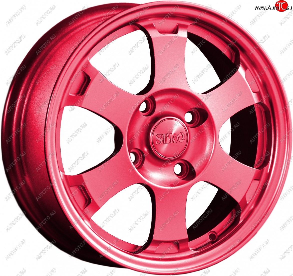 14 799 р. Кованый диск Slik Classik 6x15 (Candy рубиновый)   (Цвет: Candy рубиновый)  с доставкой в г. Керчь