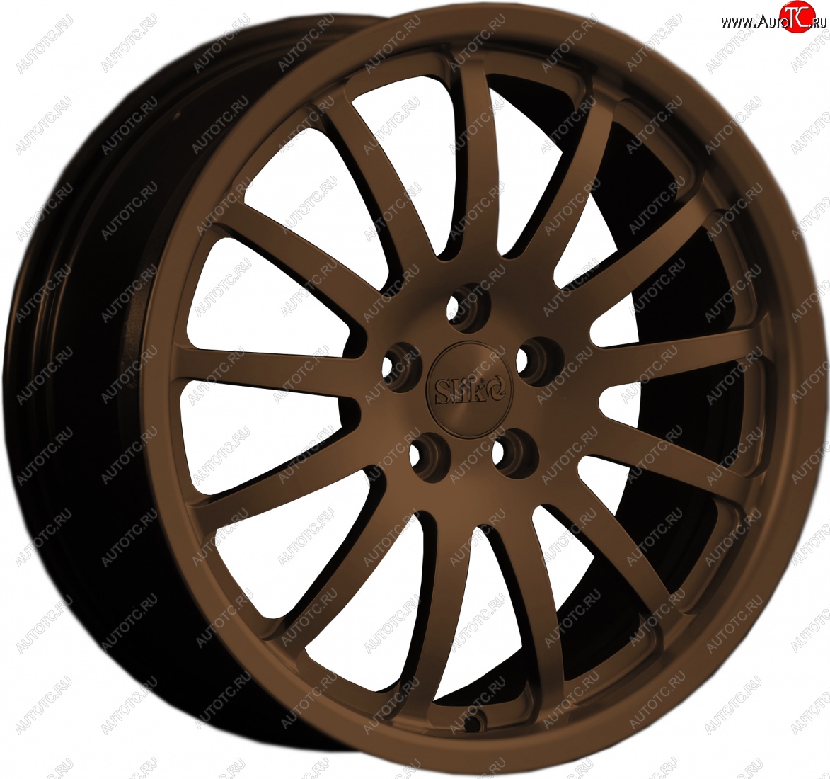 14 599 р. Кованый диск Slik classik R17x7.5 Коньячная бронза. Глянец (BRZCGN) 7.5x17   (Цвет: BRZCGN)  с доставкой в г. Керчь