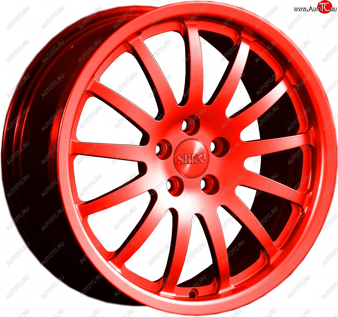 14 599 р. Кованый диск Slik classik R17x7.5 Candy алый 7.5x17   (Цвет: Candy алый 7.5x17)  с доставкой в г. Керчь