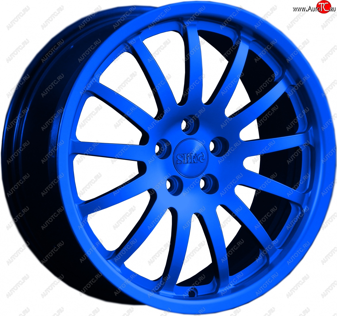 14 599 р. Кованый диск Slik classik R17x7.5 Candy BLUE синий 7.5x17   (Цвет: Candy BLUE синий 7.5x17)  с доставкой в г. Керчь